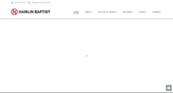 Desktop Screenshot of hamlinbaptist.com